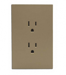 Innlite Tomacorriente APL-504, 2 Enchufes, 90 - 250V, 15A, Oro 