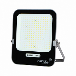 Innlite Reflector LED ARE-025, Luz Fría, 300W, 17500 Lúmenes, Negro 