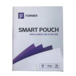 Innova Print Mica Térmica Furnier Smart Pouch, Paquete de 50 Piezas, Tamaño Carta, Transparente 