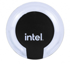 Intel Cargador Inalámbrico Carga Rapida Qi, 5V, Negro/Blanco 