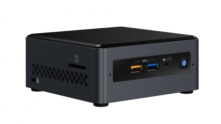 Intel NUC Kit NUC7CJYH, Intel Celeron J4005 2GHz (Barebone) - sin Cable de Poder 