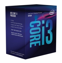 Procesador Intel Core i3-8300, S-1151, 3.70GHz, Quad-Core, 8MB SmartCache (8va. Generación Coffee Lake) ― Compatible solo con tarjetas madre serie 300 