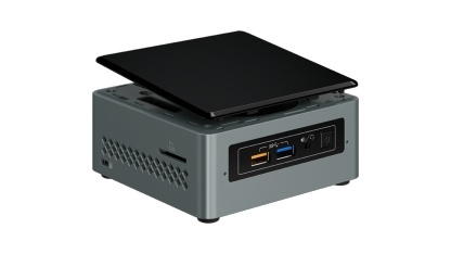 Mini PC Intel NUC Board, Intel Celeron J3455 1.50GHz, 2GB, 32GB eMMC, Windows 10 Home 64-bit 