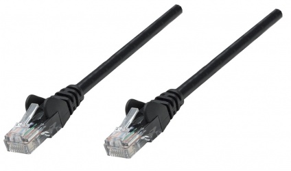 Intellinet Cable Patch Cat6a UTP RJ-45 Macho - RJ-45 Macho, 30cm, Negro 