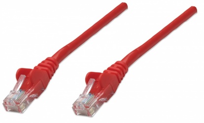 Intellinet Cable Patch Cat5e UTP RJ-45 Macho - RJ-45 Macho, 1 Metro, Rojo 
