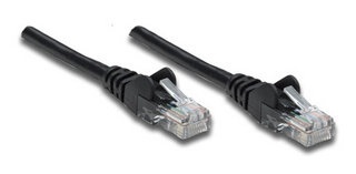 Intellinet Cable Patch Cat5e UTP 100% Cobre, RJ-45 Macho - RJ-45 Macho, 7.6 Metros, Negro 