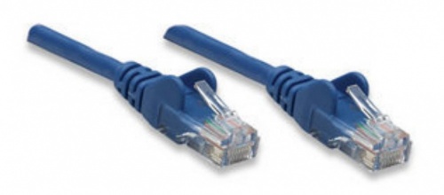 Intellinet Cable Patch Cat5e UTP RJ-45 Macho - RJ-45 Macho, 50cm, Azul 