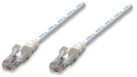 Intellinet Cable Patch Cat5e UTP RJ-45 Macho - RJ-45 Macho, 15cm, Blanco 