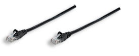 Intellinet Cable Patch CAT5e RJ-45 - RJ-45, 0.15 Metros, Negro 