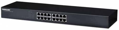 Switch Intellinet Gigabit Ethernet 524148, 10/100/1000Mbps, 16 Puertos, 8192 Entradas - No Administrable 