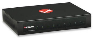 Switch Intellinet Gigabit Ethernet 530347, 8 Puertos 10/100/1000Mbps, 4096 Entradas - No Administrable 