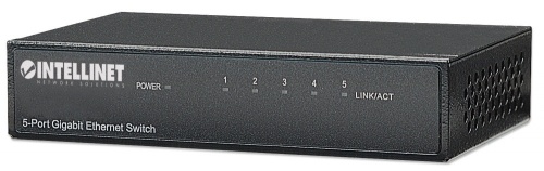 Switch Intellinet Gigabit Ethernet 530378, 5 Puertos 10/100/1000Mbps, 1024 Entradas - No Administrable 