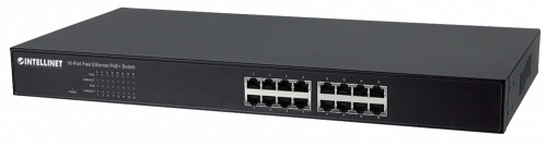 Switch Intellinet Fast Ethernet 560849, 10/100Mbps, 16 Puertos, 4096 Entradas - No Administrable 