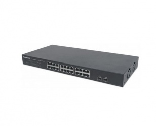 Switch Intellinet Gigabit Ethernet 561044, 24 Puertos 10/100/1000Mbps + 2 Puertos SFP, 52 Gbit/s, 8192 Entradas - No Administrable 