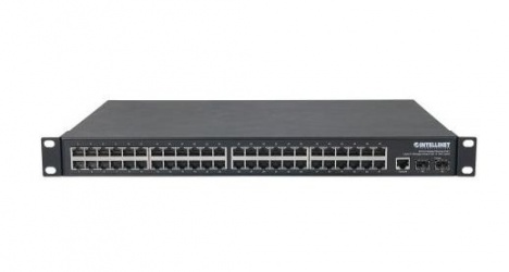Switch Intellinet Gigabit Ethernet 561112, 48 Puertos 10/100/1000Mbps, 136 Gbit/s, 6.4000 Entradas - Administrable 
