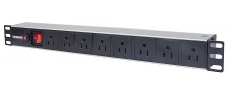 Intellinet PDU para Rack 19'' 713993, 125V, 15A, 8 Contactos 
