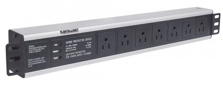 Intellinet PDU para Rack 19'' 714013, 125V, 15A , 7 Contactos 