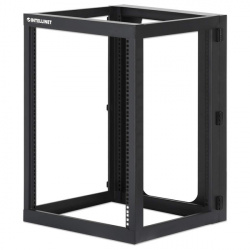 Intellinet Rack Abierto Mural 19'', 15U, hasta 40 kg, Negro 