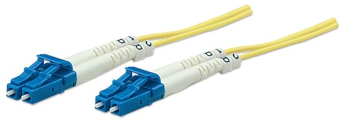 Intellinet Cable Fibra Óptica Monomodo OS2 LC Macho - LC Macho, 2 Metros, Amarillo 