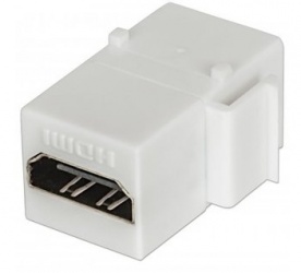 Intellinet HDMI Inline Coupler, Tipo Keystone, HDMI Hembra, Blanco 