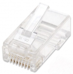 Intellinet Plugs Modulares RJ-45, Cate5e, Bote con 100 Piezas Transparentes 