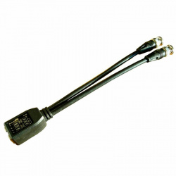 Inttelec Transceptor Pasivo de Video BALUN-P/S, BNC - BNC 