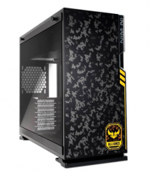 Gabinete InWin 101 TUF Gaming, Midi-Tower, ATX/Micro-ATX/Mini-ITX, USB 3.0, sin Fuente, 1 Ventilador Instalado, Negro 