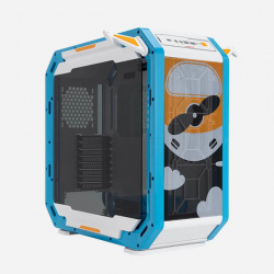 Gabinete InWin Case Monsters Plannie, Midi-Tower, ATX/EATX/Micro-ATX/Mini-ITX, USB 3.0, sin Fuente, 4 Ventiladores Instalados, Blanco 