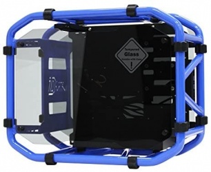 Gabinete InWin D-Frame, Mini-Tower, Mini-ITX, USB 3.0, sin Fuente, sin Ventiladores Instalados, Azul  