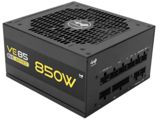 Fuente de Poder InWin VE85 80 PLUS Gold ATX, Modular, 24-pin ATX, 12VHPWR, 135mm, 850W 