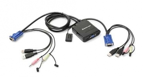 Iogear Switch KVM GCS72U, 2 Puertos VGA 