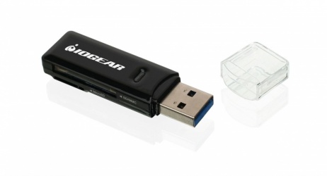 Iogear Lector de Memoria GFR305SD, SD/MicroSD, USB 3.0, 5000Mbit/s, Negro 