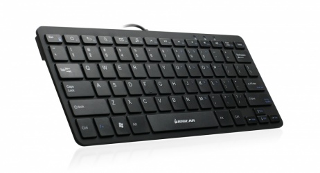 Teclado para Móvil Iogear GKB633U, Alámbrico, USB, Negro (Inglés) 