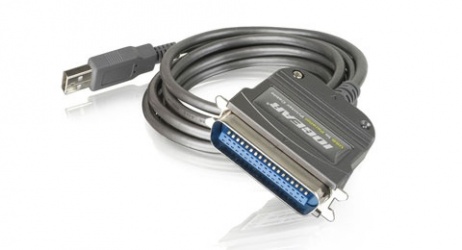 Iogear Cable USB Macho - IEEE-1284 Macho, 1.8 Metros, Gris 