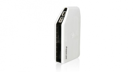 Iogear Hub Combo USB 2.0 / FireWire, 4x USB 2.0, 3x FireWire, 480 Mbit/s, Blanco 