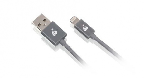 Iogear Cable GUL01 Lightning Macho - USB Macho, 1 Metro, Gris 