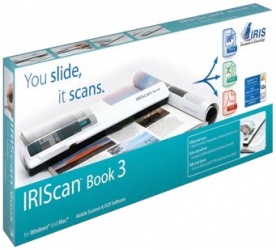 Scanner I.R.I.S. IRIScan Book 3, 900 x 900DPI, Escáner Color, USB 2.0, Blanco 