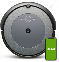 iRobot Aspiradora Inteligente Roomba i3, Negro 