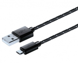 iSound Cable USB 2.0 A Macho - Micro USB A Macho, 3 Metros, Negro 