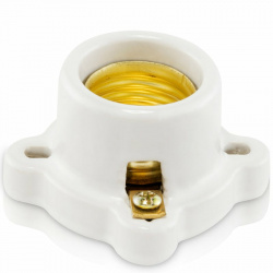 IUSA Socket para Pared/Techo 310730, Interior, Base E27, para Casa, 100 Piezas 