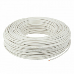 IUSA Cable Eléctrico 375123, 12 AWG, 100 Metros, Blanco 