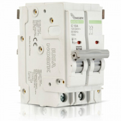 IUSA Interruptor Termomagnético de 2 Polos 616641, 120 - 240V, 10A 