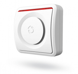 Jablotron Sirena Interior JA-110A, Alámbrico, 90dB, Blanco 