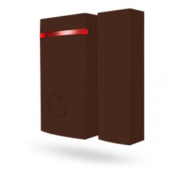 Jablotron Contacto Magnético JA-151MB para Puertas/Ventanas, Inalámbrico, Marrón 