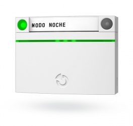 Jablotron Lector de Tarjeta de Proximidad JA-152E, Inalámbrico, 200 Metros, Blanco 