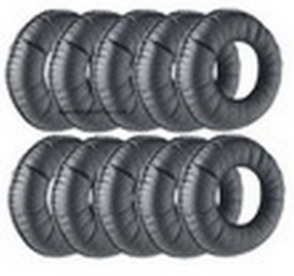 Jabra Almohadillas de Polipiel para Jabra Biz 2300, 10 Piezas, Negro 