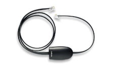 Jabra Control Remoto de Llamadas LINK 17, Adaptador de EHS para Polycom, Negro 