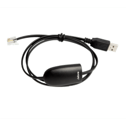 Jabra Cable QD Macho - USB Macho, Negro, para Jabra PRO 900 