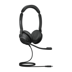 Jabra Auriculares Evolve2 30 SE MS Stereo, Alámbrico, USB-C, Negro 