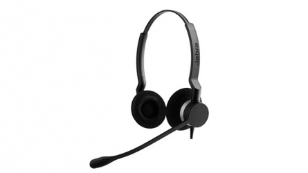 Jabra Audífonos con Micrófono BIZ 2300 USB Microsoft Lync Duo, Alámbrico, USB, Negro 